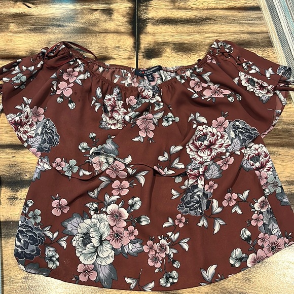 Floral print crop top - Picture 1 of 1